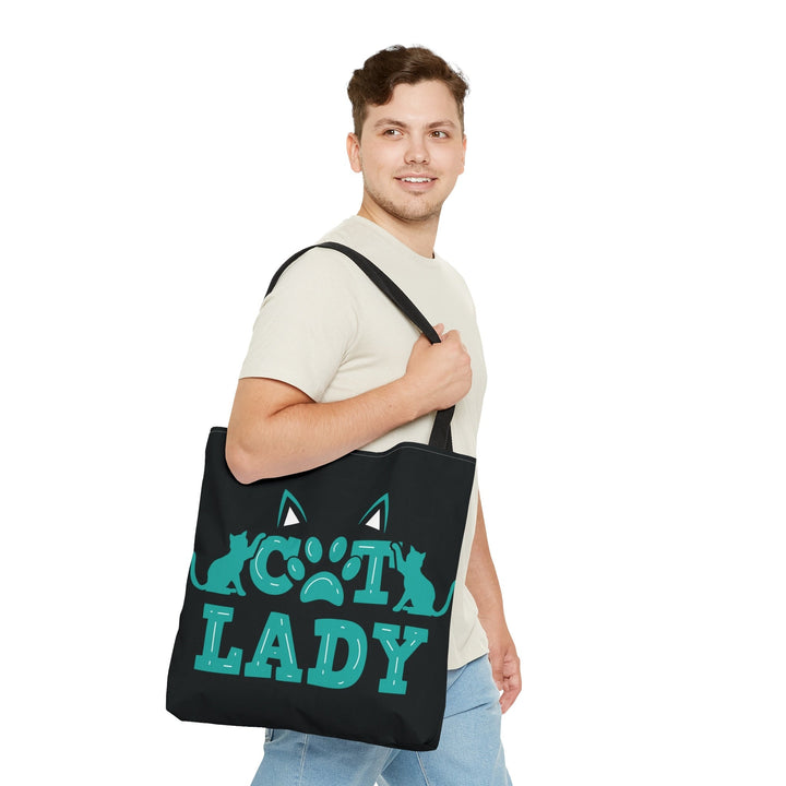 Cat Lady Tote Bag - Happy Little Kitty