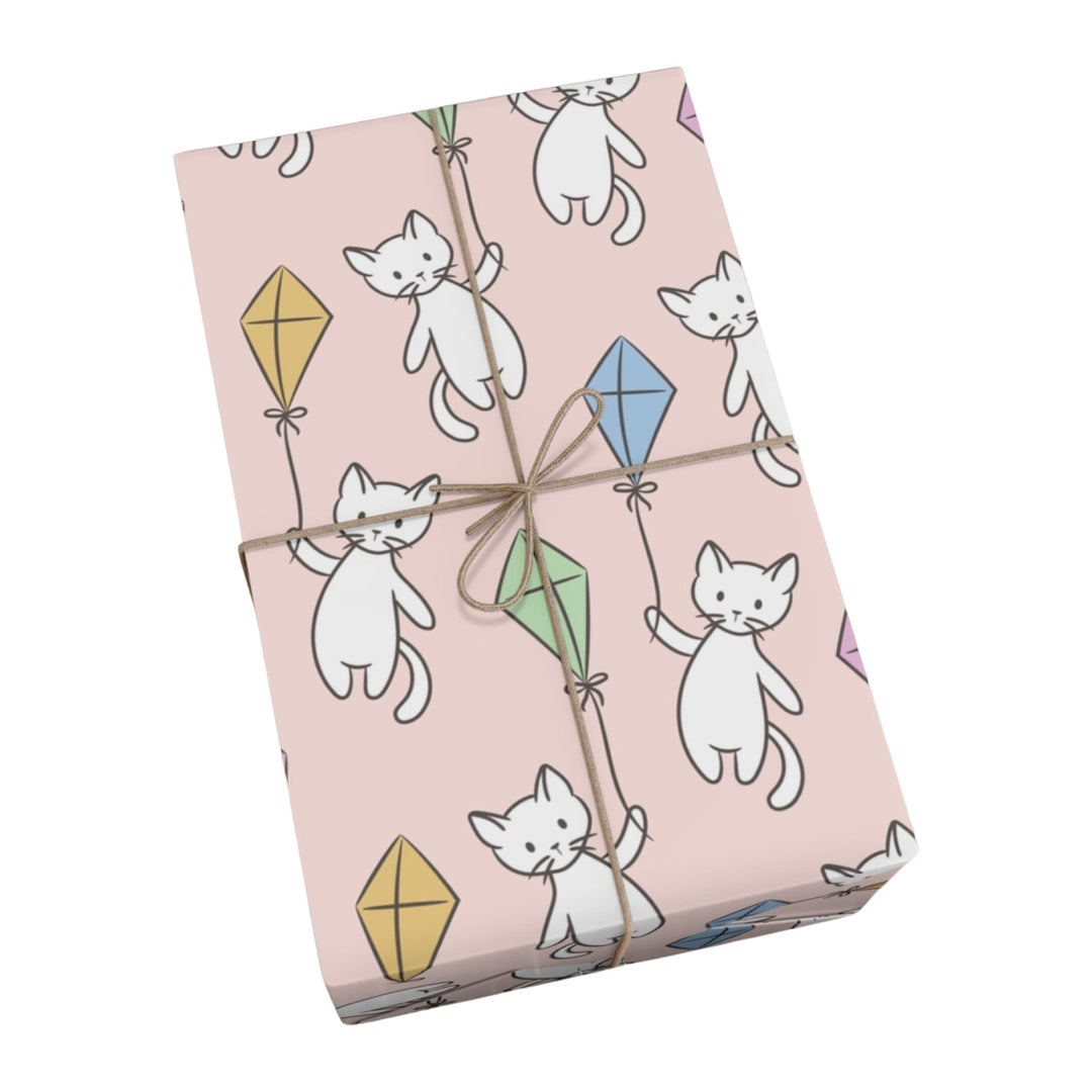 Cats and Kites Gift Wrap - Happy Little Kitty