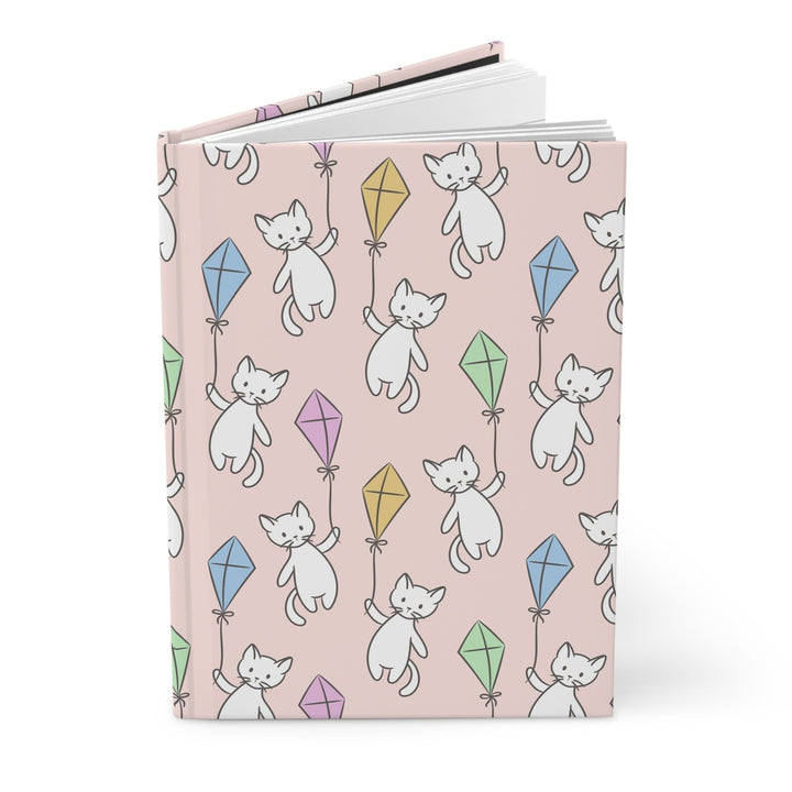 Cats and Kites Hardcover Journal - Happy Little Kitty