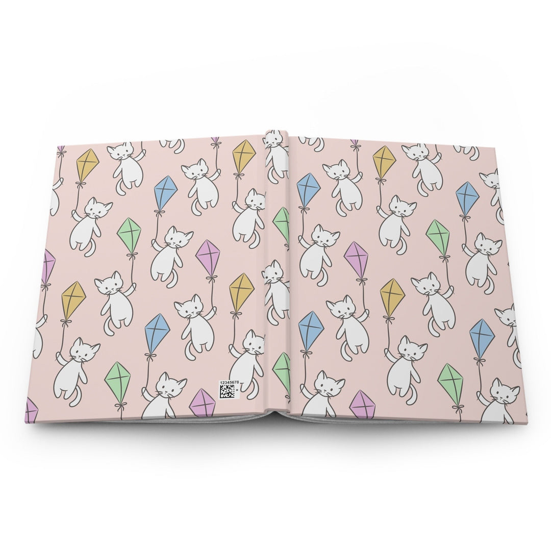 Cats and Kites Hardcover Journal - Happy Little Kitty