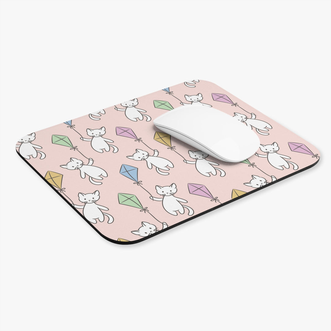 Cats and Kites Mouse Pad - Happy Little Kitty