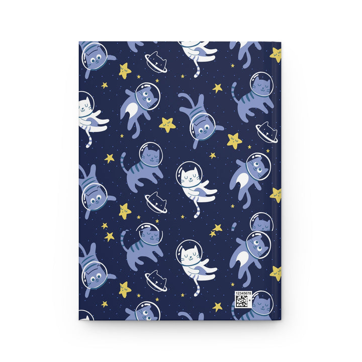 Cats in Space Hardcover Journal - Happy Little Kitty