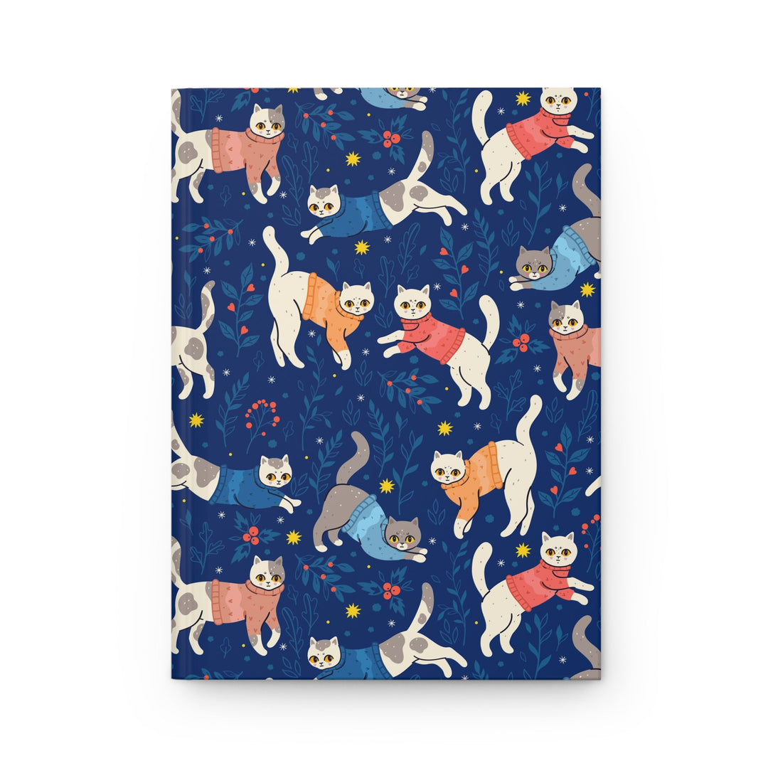 Cats in Sweaters Hardcover Journal - Happy Little Kitty