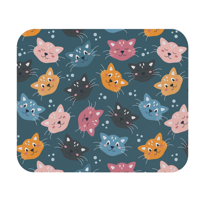 Colorful Cat Mouse Pad - Happy Little Kitty