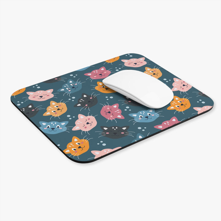 Colorful Cat Mouse Pad - Happy Little Kitty