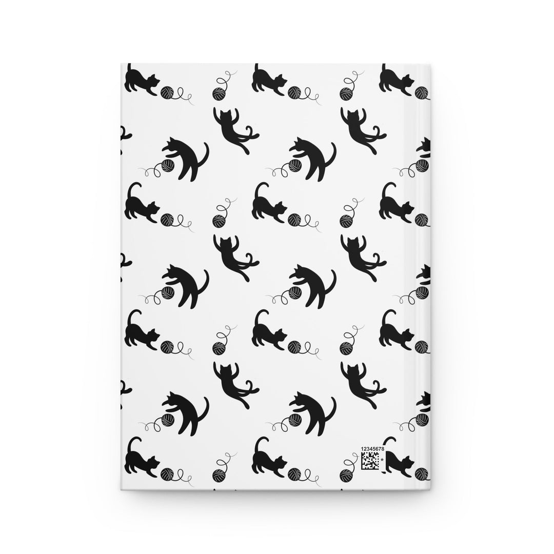 Feline Fun Hardcover Journal - Happy Little Kitty