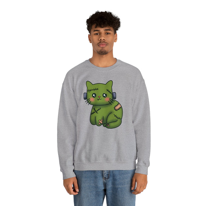 Frankenkitty Crewneck Sweatshirt - Happy Little Kitty