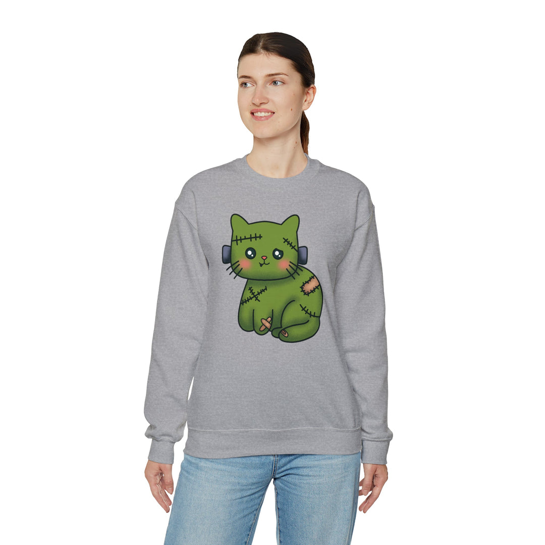 Frankenkitty Crewneck Sweatshirt - Happy Little Kitty