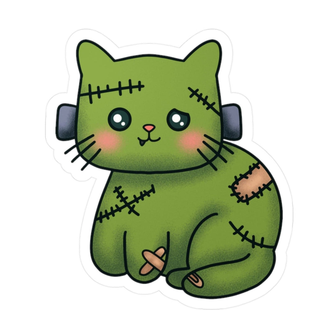 Frankenkitty Sticker - Happy Little Kitty