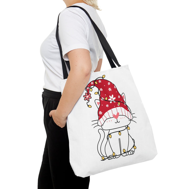 Gnome Kitty Tote Bag - Happy Little Kitty