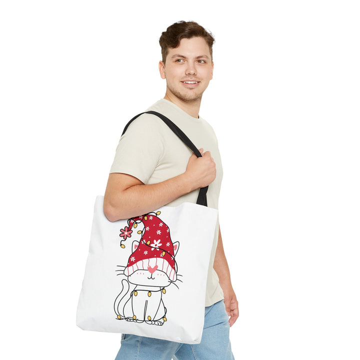 Gnome Kitty Tote Bag - Happy Little Kitty