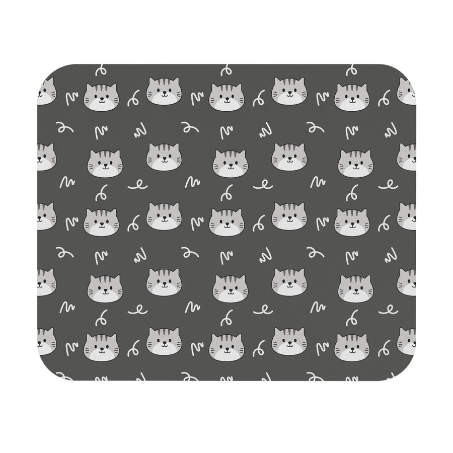 Gray Tabby Mouse Pad - Happy Little Kitty