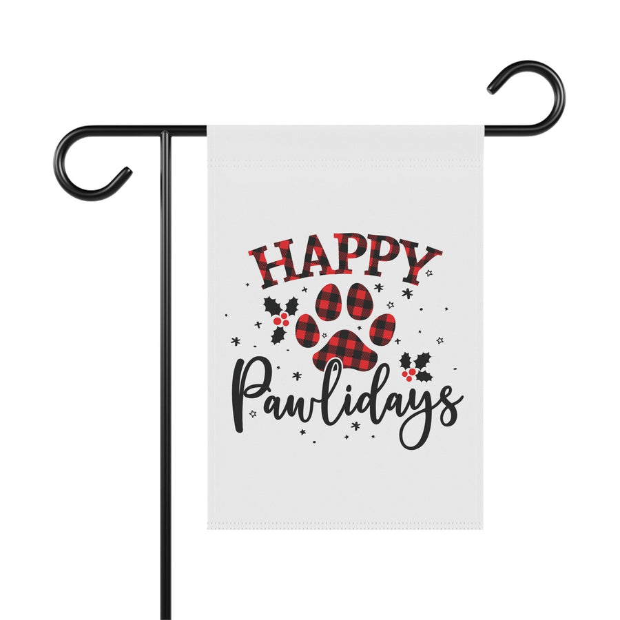 Happy Pawlidays Garden & House Banner - Happy Little Kitty