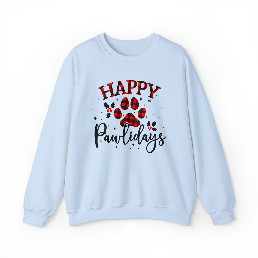 Happy Pawlidays Unisex Crewneck Sweatshirt - Happy Little Kitty