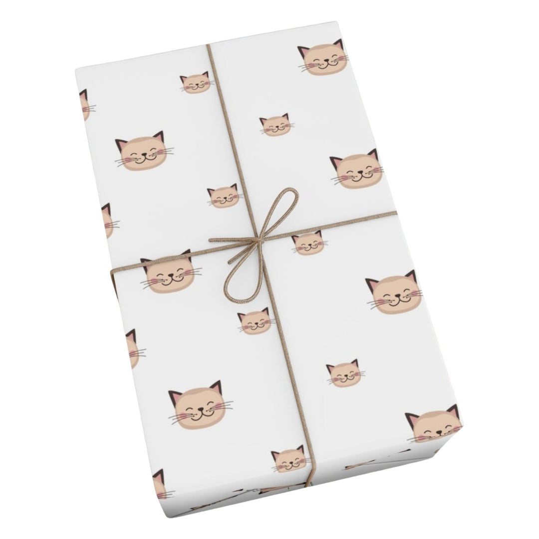 Happy Tabby Cat Gift Wrap - Happy Little Kitty