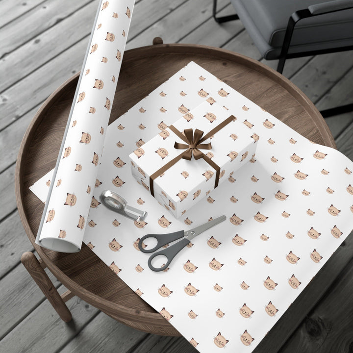 Happy Tabby Cat Gift Wrap - Happy Little Kitty