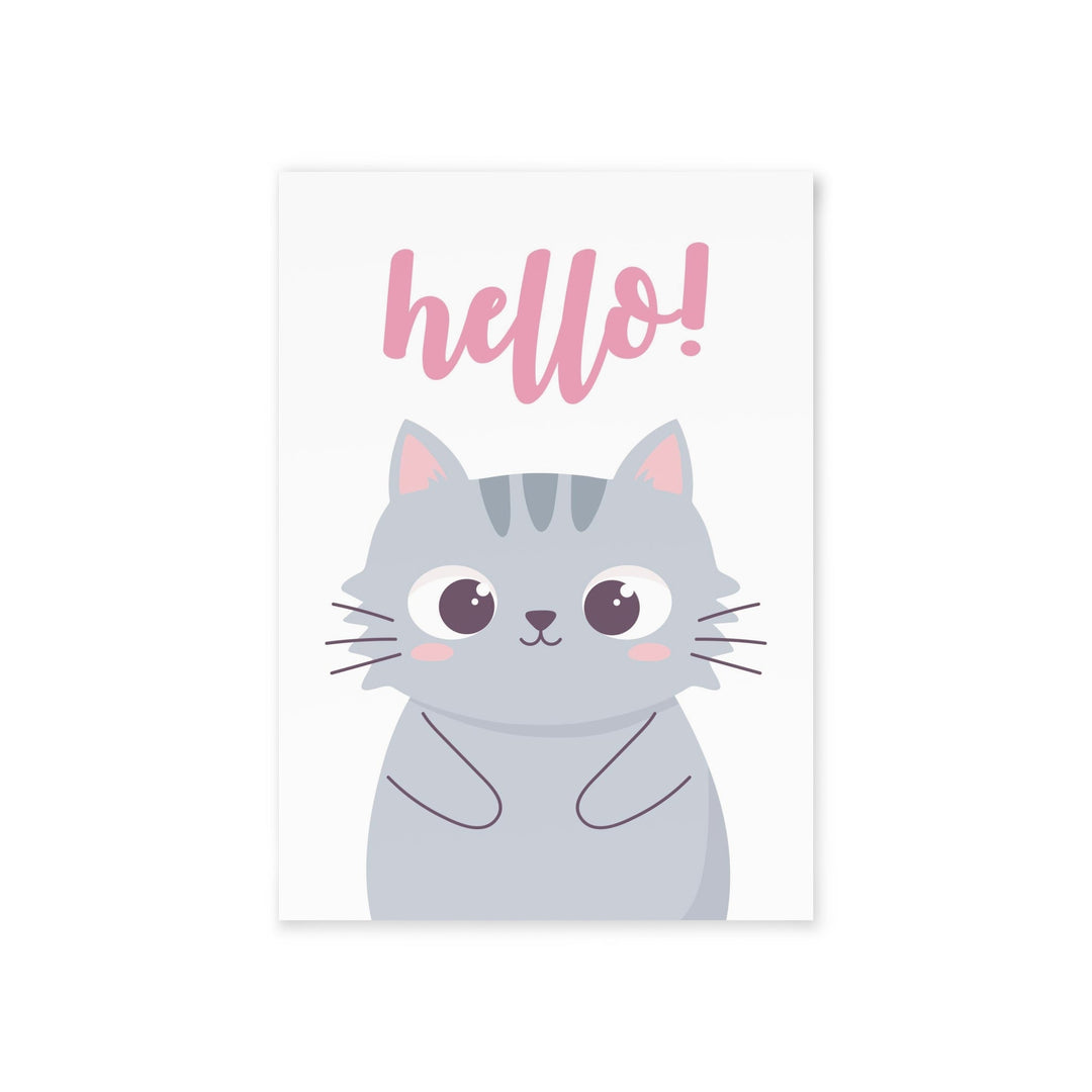 Hello Kitty Greeting Card - Happy Little Kitty