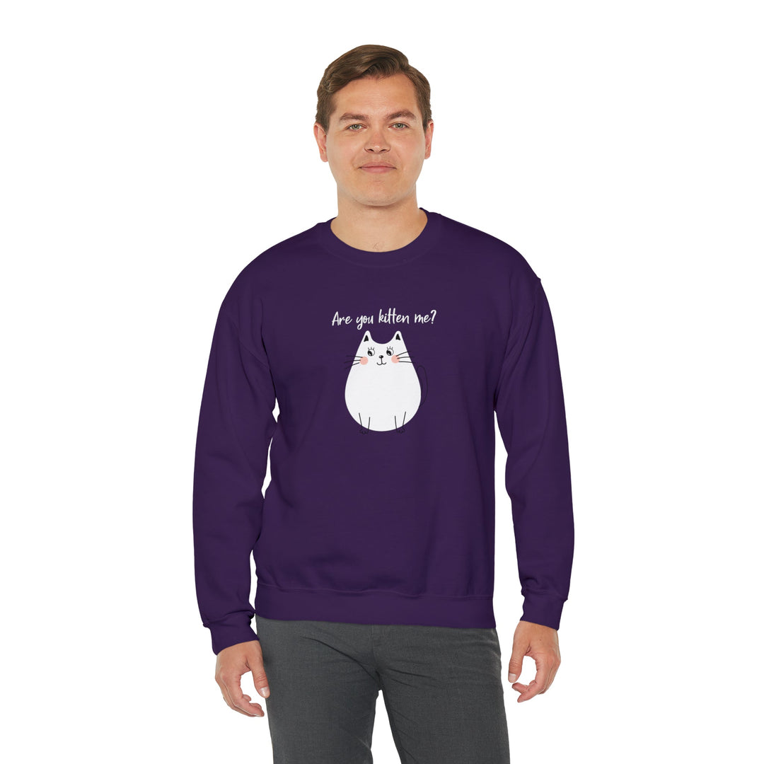 Kitten Me Crewneck Sweatshirt - Happy Little Kitty