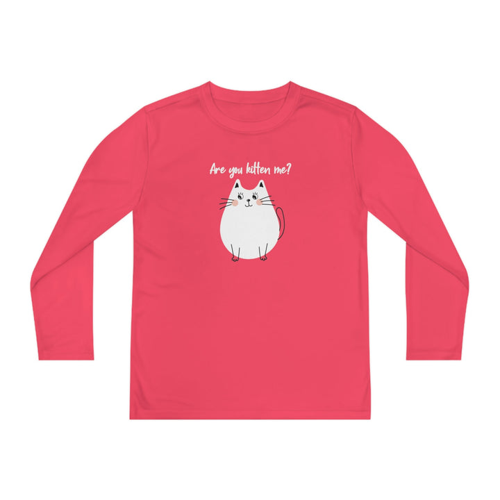 Kitten Me Youth Long Sleeve Tee - Happy Little Kitty