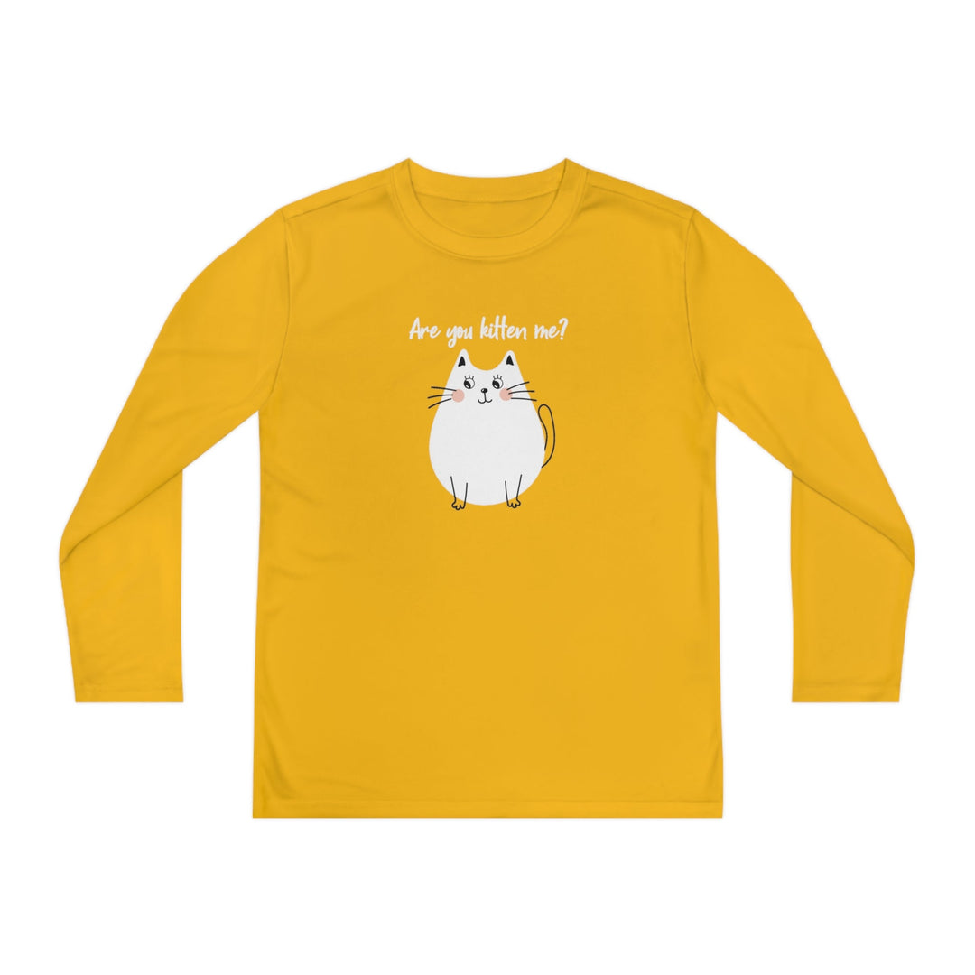 Kitten Me Youth Long Sleeve Tee - Happy Little Kitty