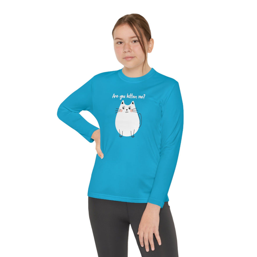 Kitten Me Youth Long Sleeve Tee - Happy Little Kitty