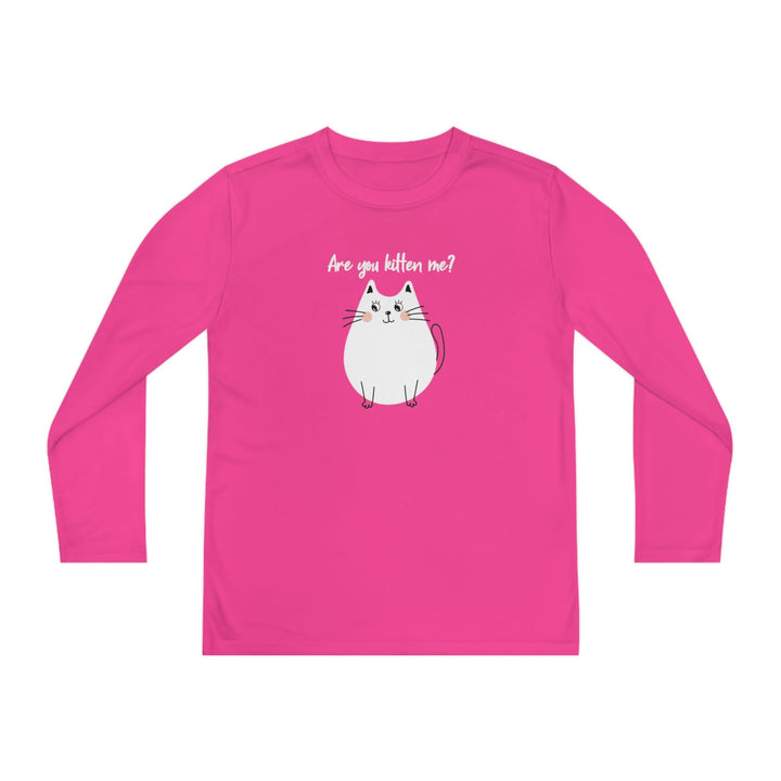 Kitten Me Youth Long Sleeve Tee - Happy Little Kitty