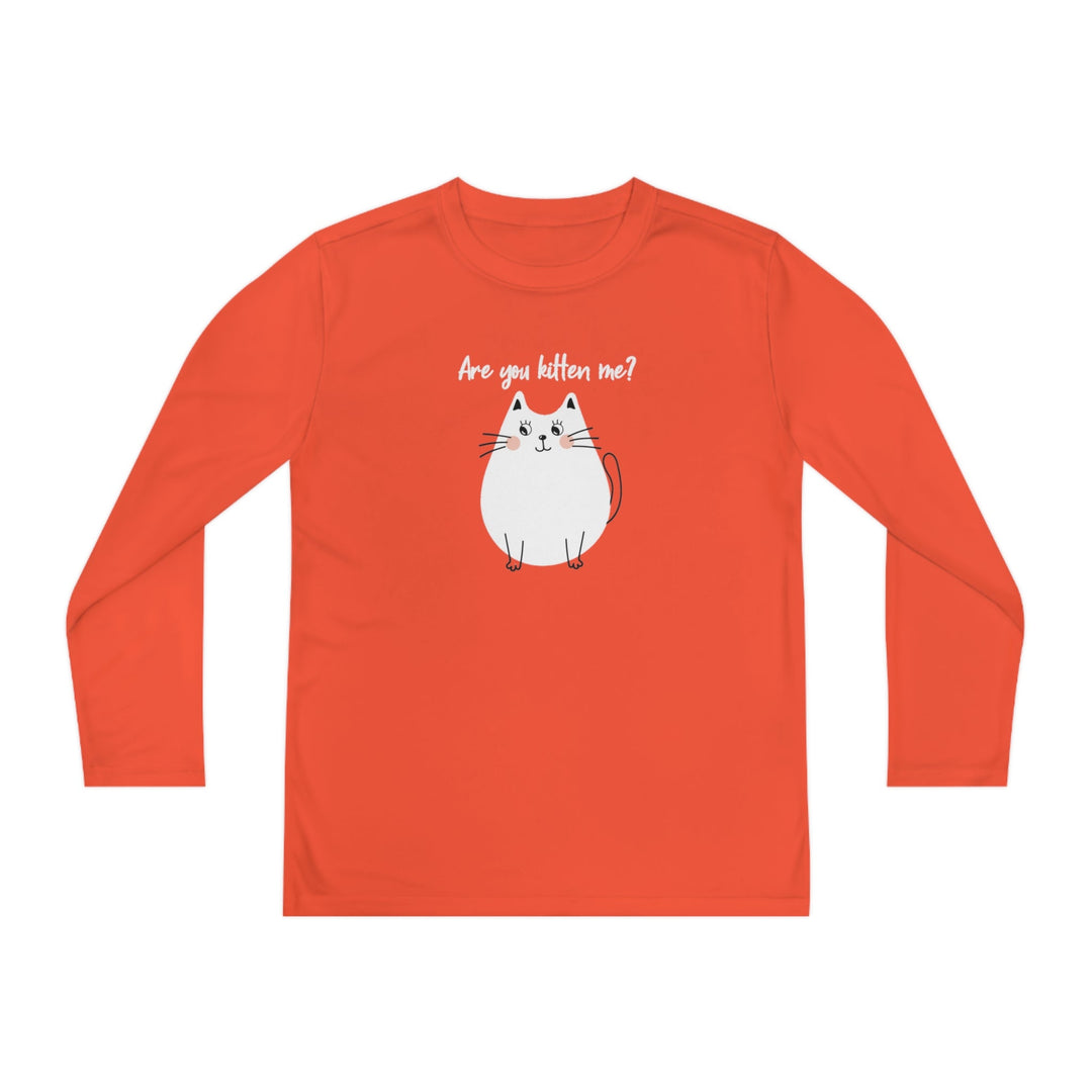 Kitten Me Youth Long Sleeve Tee - Happy Little Kitty