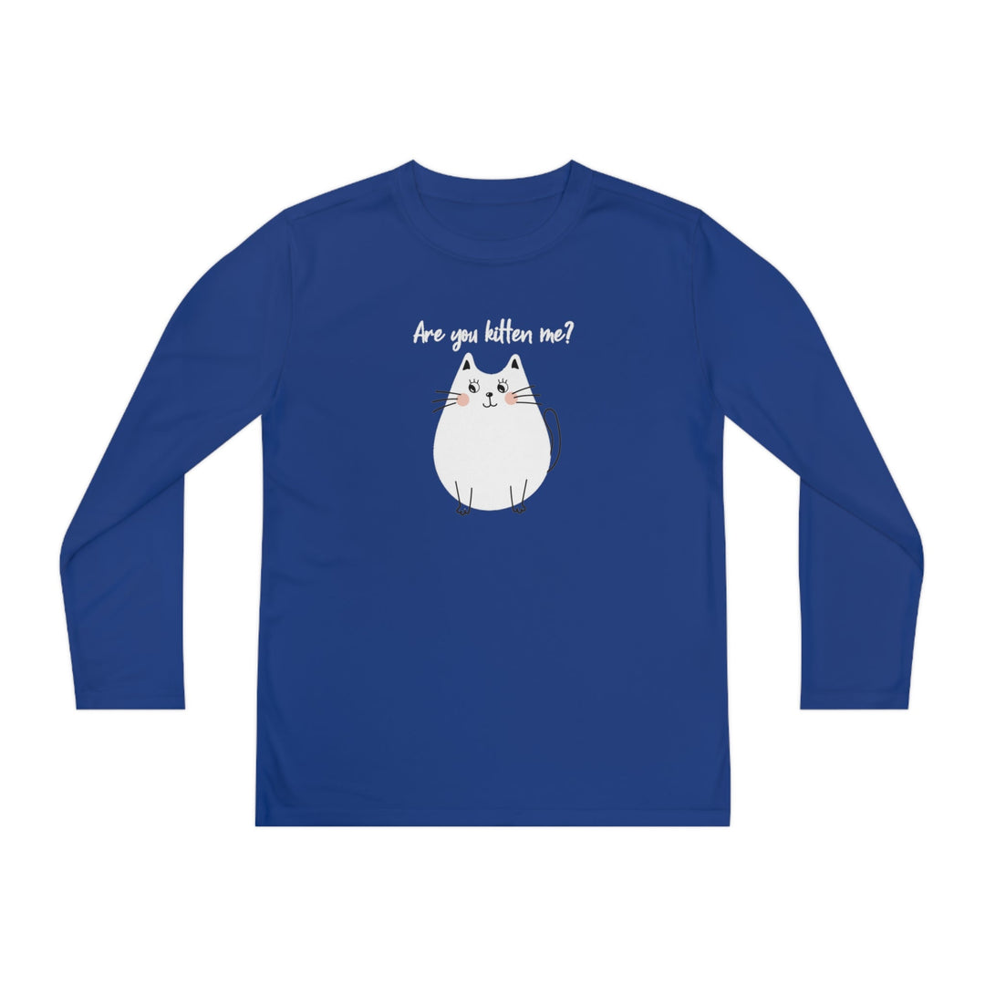 Kitten Me Youth Long Sleeve Tee - Happy Little Kitty