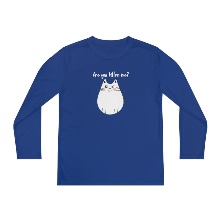 Kitten Me Youth Long Sleeve Tee - Happy Little Kitty