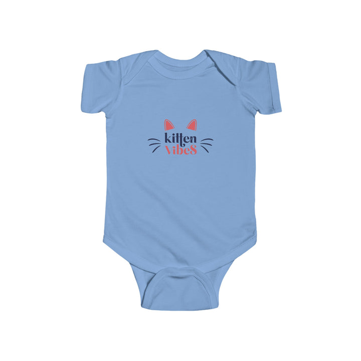 Kitten Vibes Infant Fine Jersey Bodysuit - Happy Little Kitty