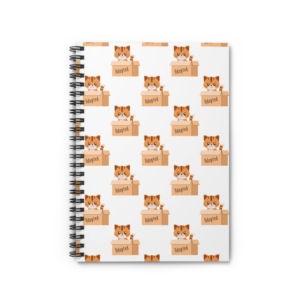 Kitty Adoption Spiral Notebook - Happy Little Kitty