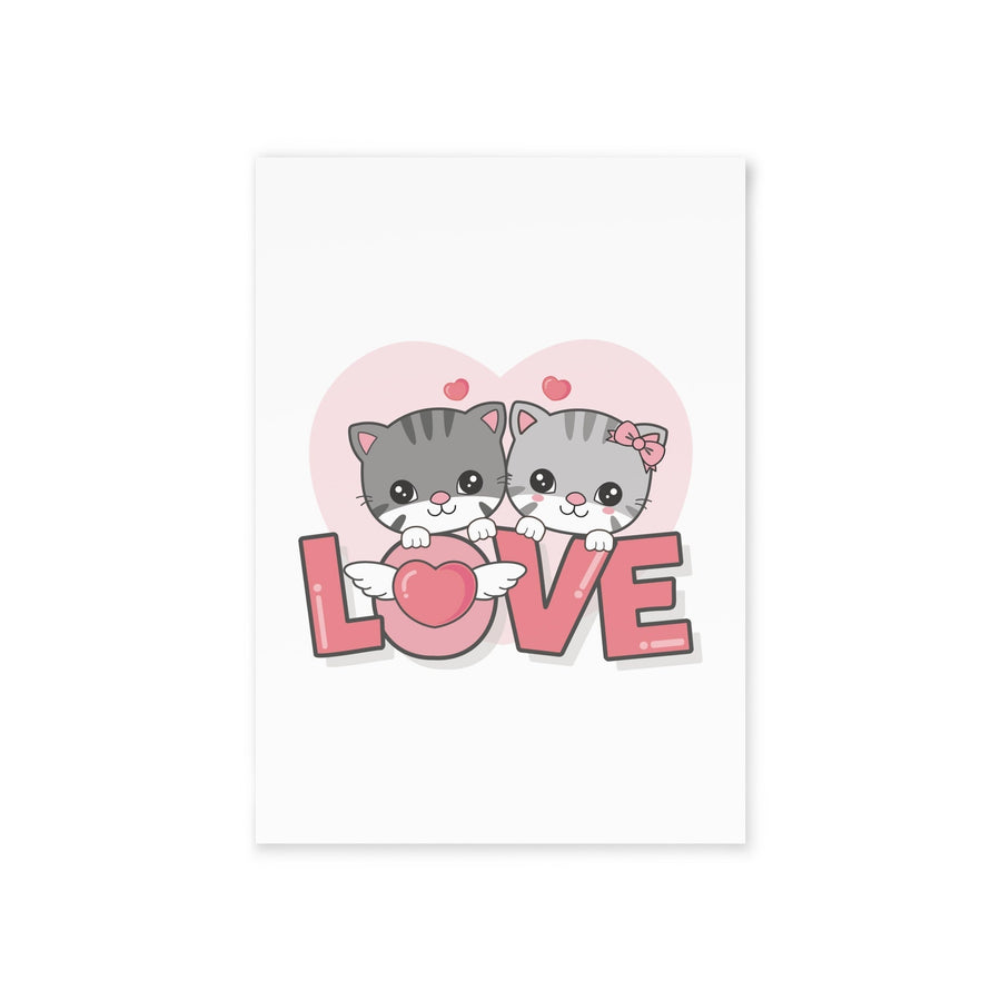 Kitty Love Greeting Card - Happy Little Kitty