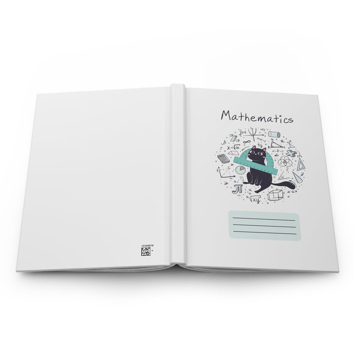Mathematics Cat Hardcover Journal - Happy Little Kitty