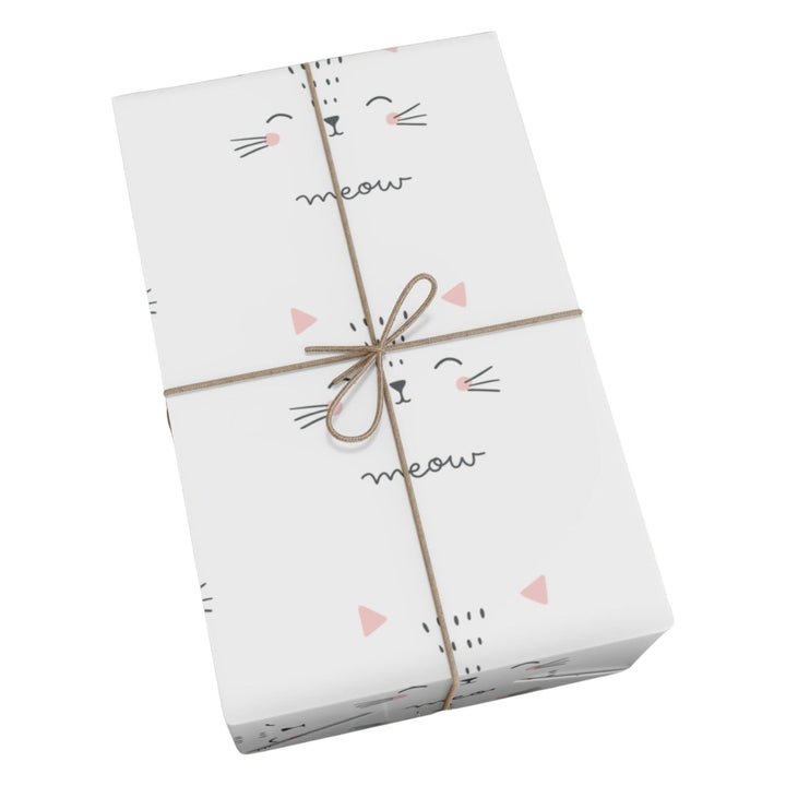 Meow Gift Wrap - Happy Little Kitty