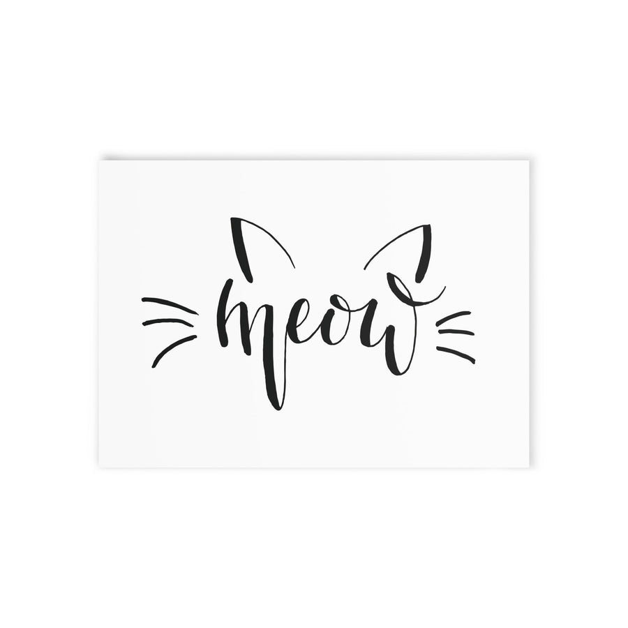 Meow Greeting Card - Happy Little Kitty