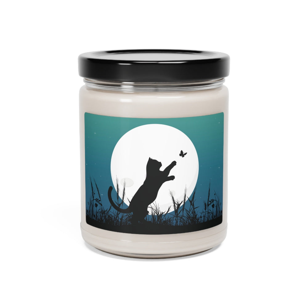 Moonlight Kitty Scented Soy Candle, 9oz - Happy Little Kitty