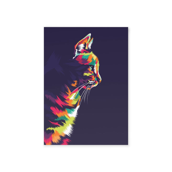 Multi-Color Kitty Greeting Card - Happy Little Kitty