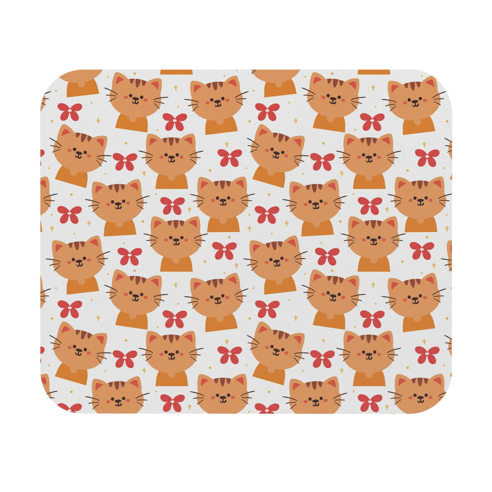 Orange Tabby Cat Mouse Pad - Happy Little Kitty
