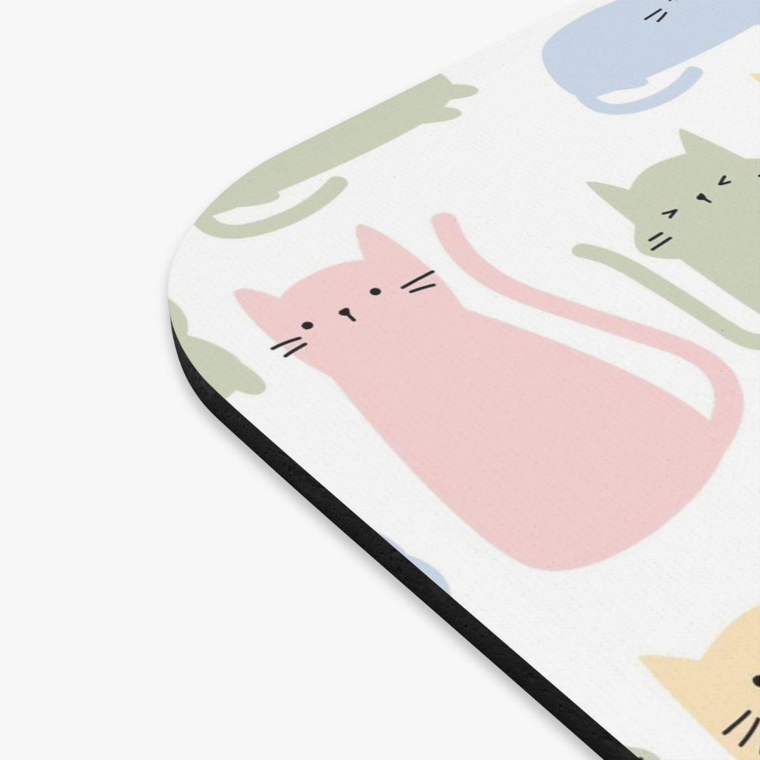 Pastel Cat Mouse Pad - Happy Little Kitty