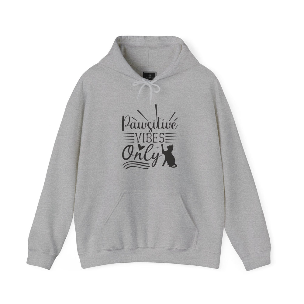 Pawsitive Vibes Hooded Sweatshirt - Happy Little Kitty