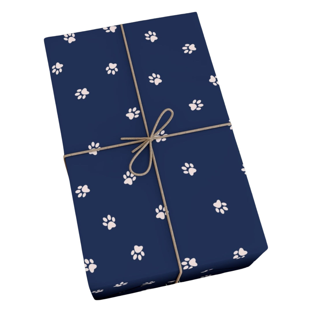 Purrfect Paw Prints Gift Wrap - Happy Little Kitty