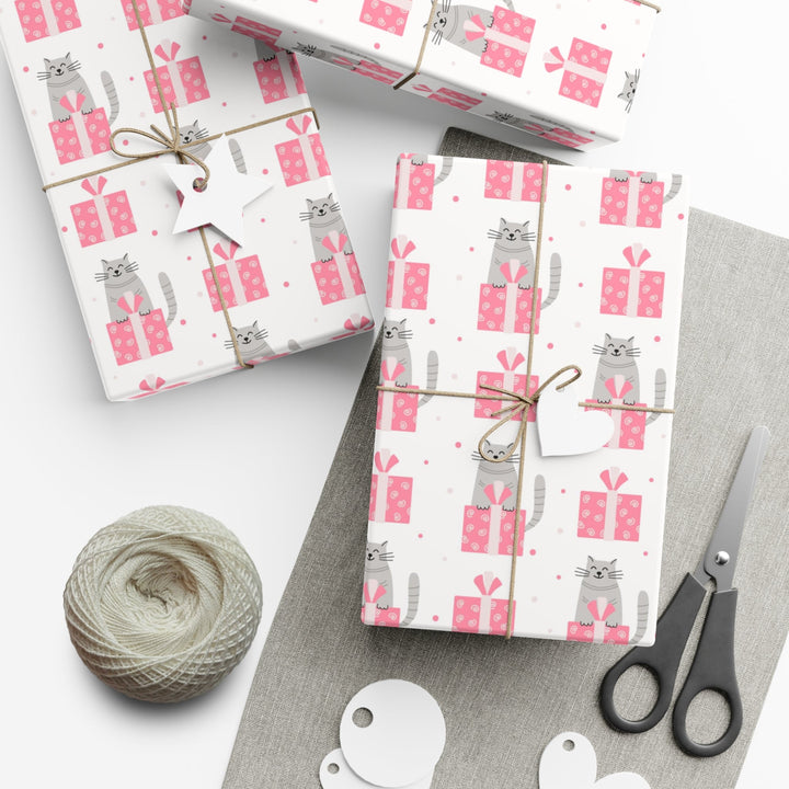 Purrfect Present Kitty Gift Wrap - Happy Little Kitty