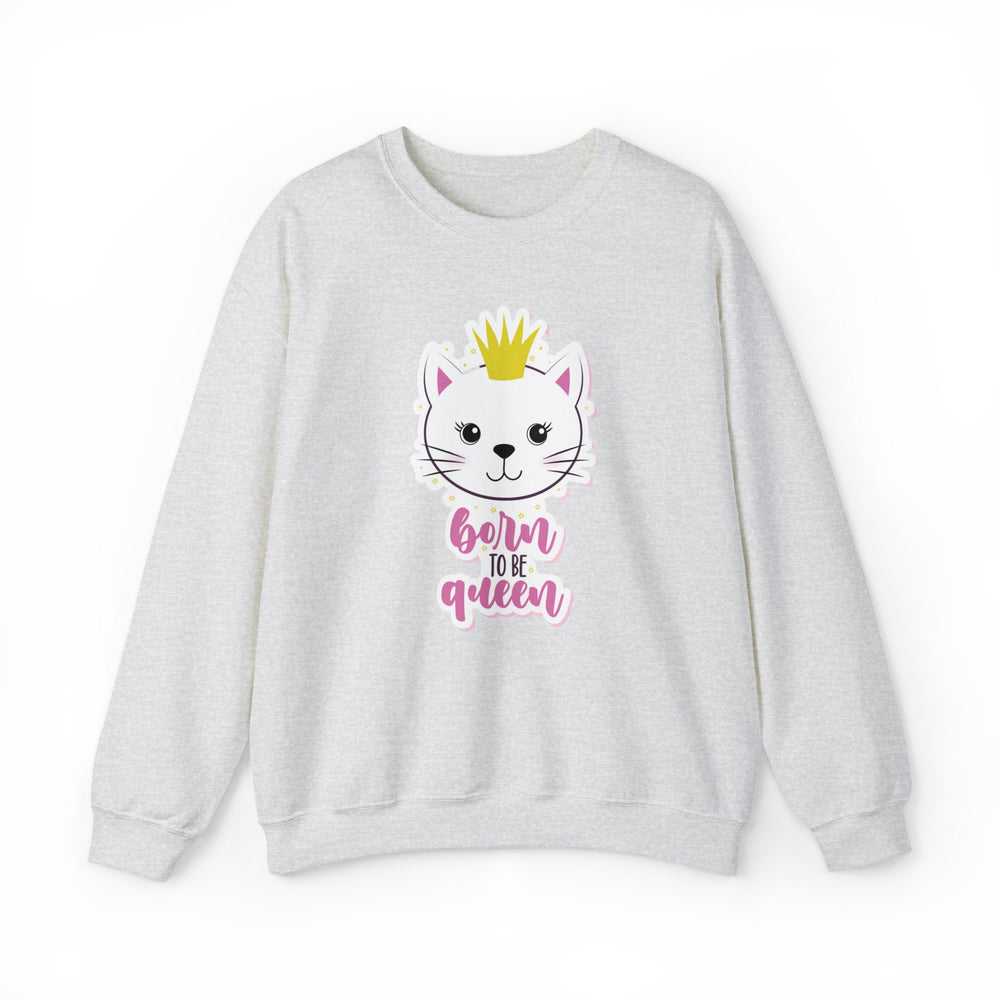 Queen Kitty Crewneck Sweatshirt - Happy Little Kitty