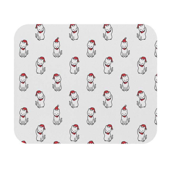 Santa Hat Cat Mouse Pad - Happy Little Kitty