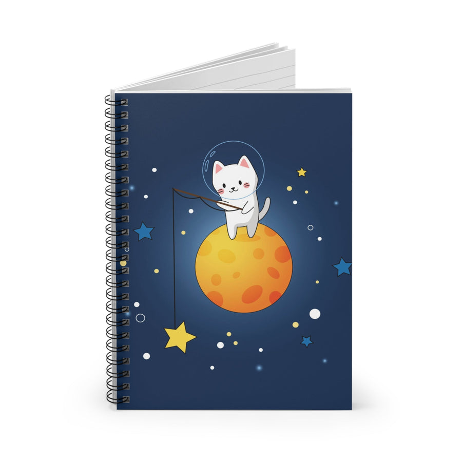 Starcatcher Cat Spiral Notebook - Happy Little KittyStarcatcher Cat Spiral Notebook - Happy Little Kitty