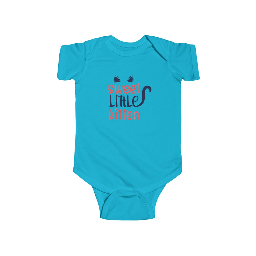 Sweet Little Kitten Infant Fine Jersey Bodysuit - Happy Little Kitty