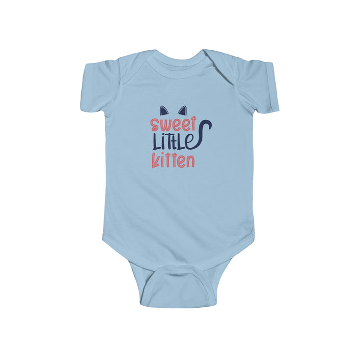 Sweet Little Kitten Infant Fine Jersey Bodysuit - Happy Little Kitty