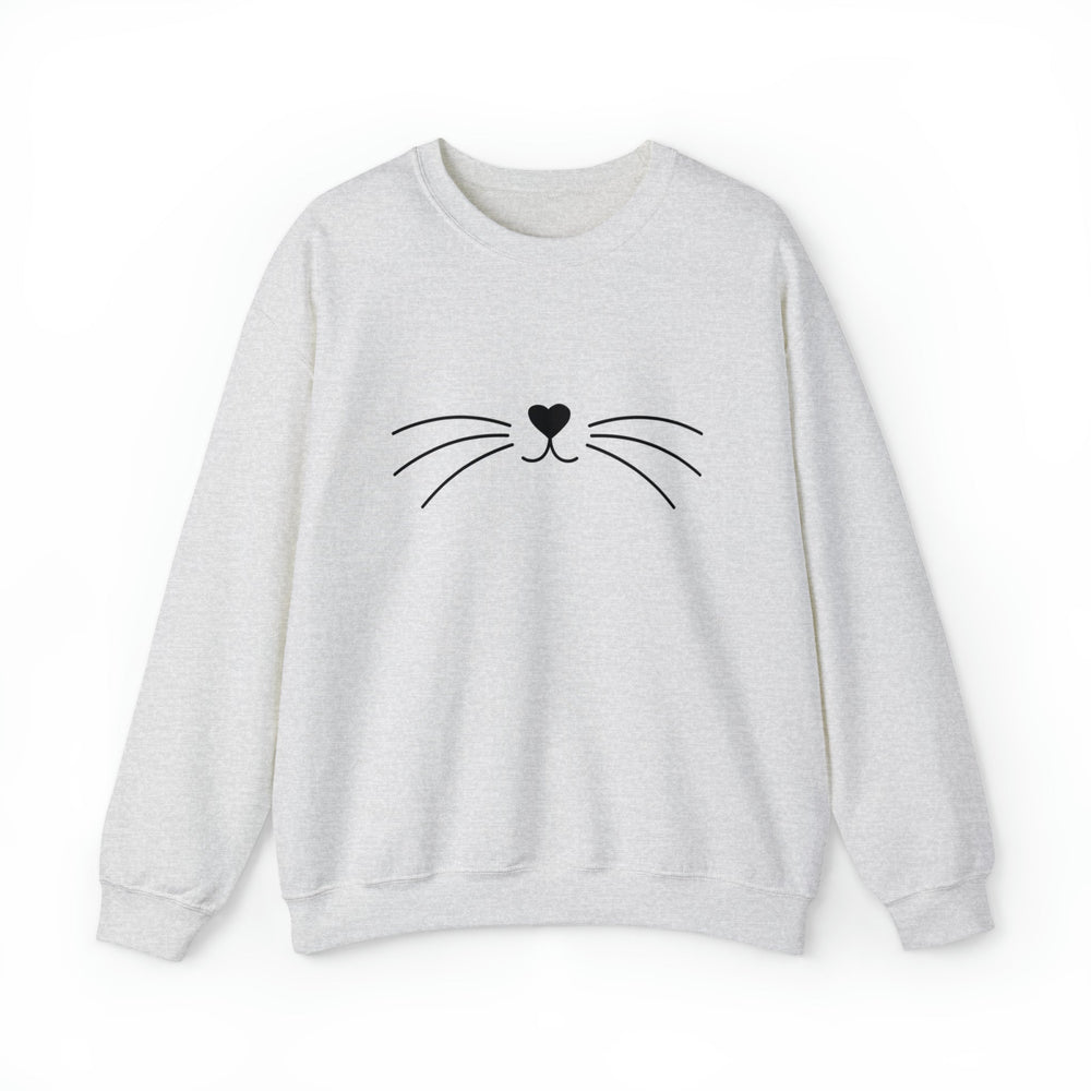Whiskers Unisex Crewneck Sweatshirt - Happy Little Kitty
