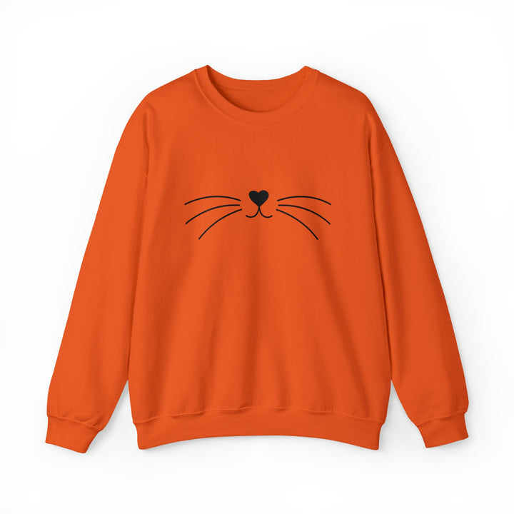 Whiskers Unisex Crewneck Sweatshirt - Happy Little Kitty
